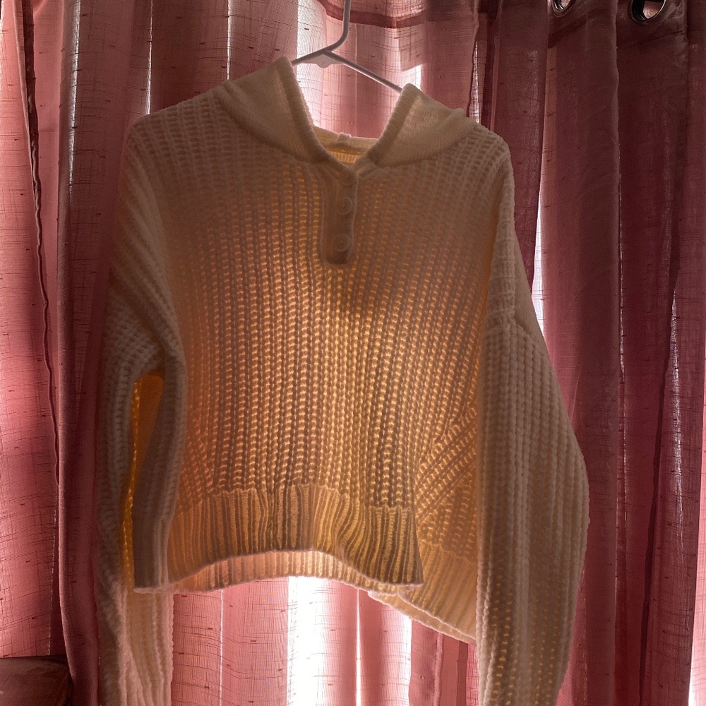 Aeropostale Knit Throw On Sweater